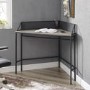 Foster Industrial Corner Desk - Grey Wash