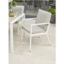 Titchwell 4 Seater Outdoor Dining Set in White