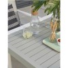 Titchwell 4 Seater Outdoor Dining Set in White