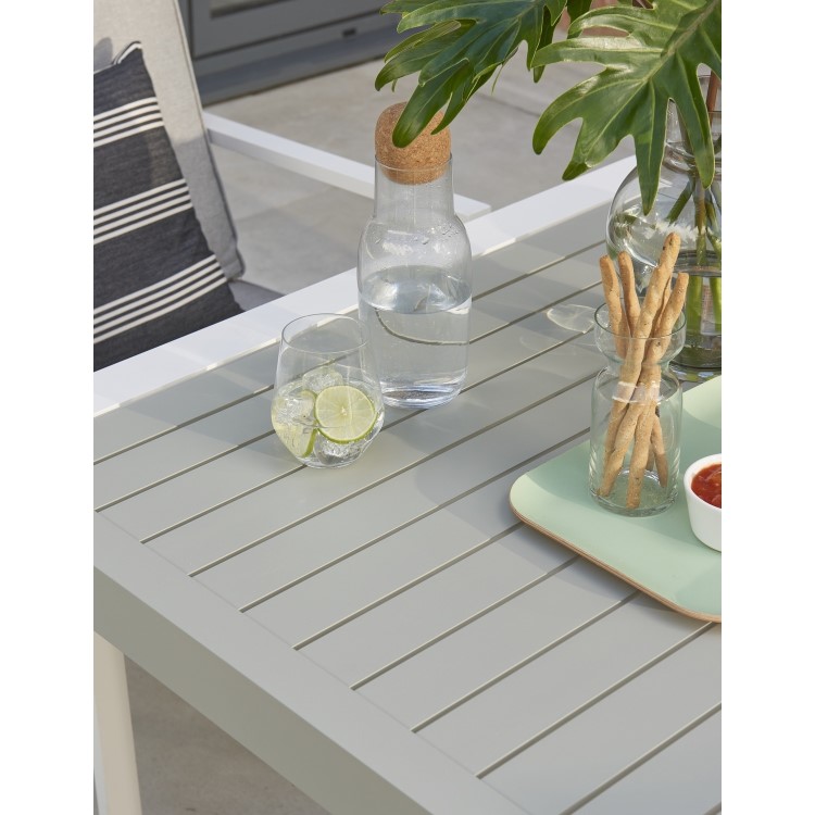 Titchwell 4 Seater Outdoor Dining Set in White