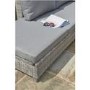 Bahama Garden Corner Sofa & Sun Lounger Set in Grey Rattan