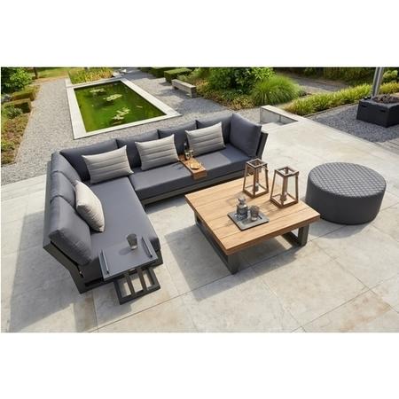 4 Seater Garden Corner Sofa and Table Set - Nevada