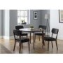 Julian Bowen Farringdon Dining Set with 4 Chairs