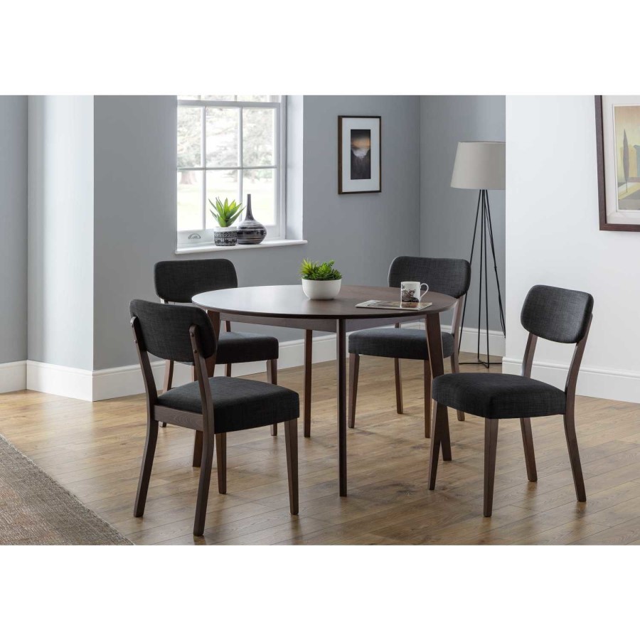 Julian Bowen Farringdon Dining Set with 4 Chairs