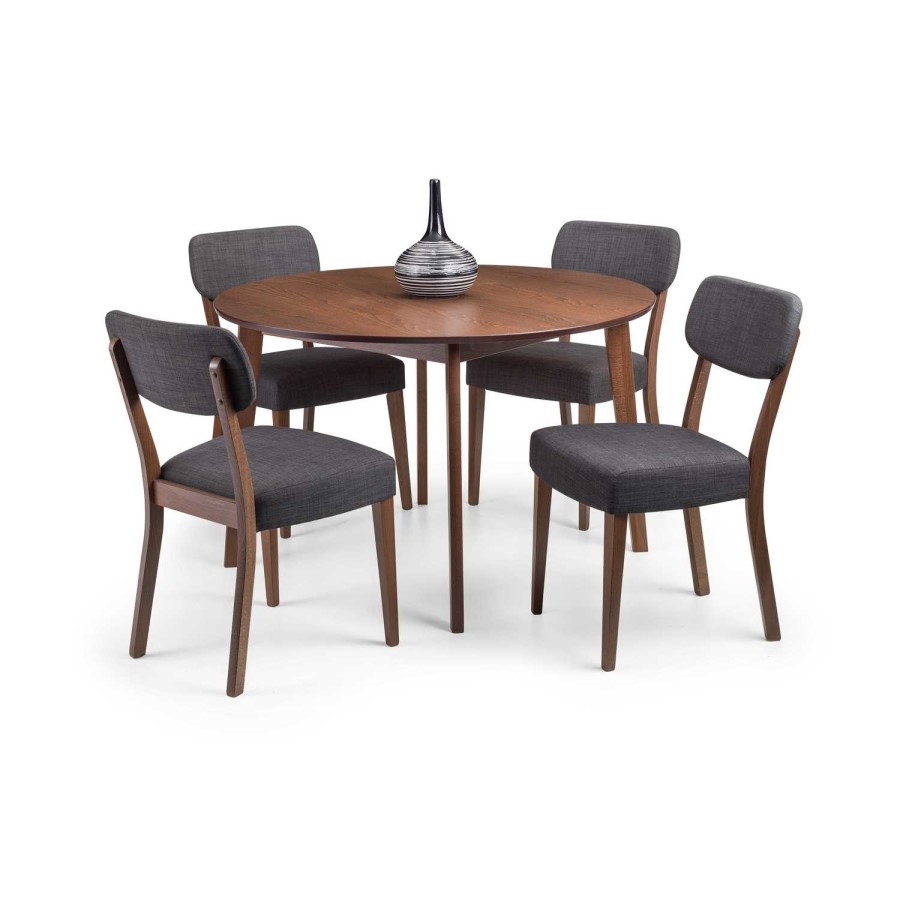 Julian Bowen Farringdon Dining Set with 4 Chairs