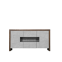 Grey Sideboard in Faux Concrete & Wood -  Etan