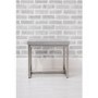 GRADE A1 - Grey Side Table in Concrete Effect & Metal - Etan