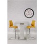Bar Table in Grey Concrete Effect - Etan