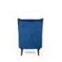 Blue Velvet Accent Chair - Aimie