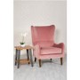 Pink Velvet Accent Chair - Aimie