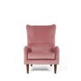 Pink Velvet Accent Chair - Aimie