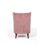 Pink Velvet Accent Chair - Aimie
