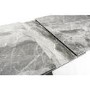 Extendable Dining Table with Grey Ceramic Top - Jupiter