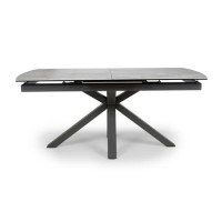 Extendable Dining Table with Grey Ceramic Top - Jupiter