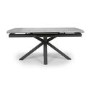 Extendable Dining Table with Grey Ceramic Top - Jupiter
