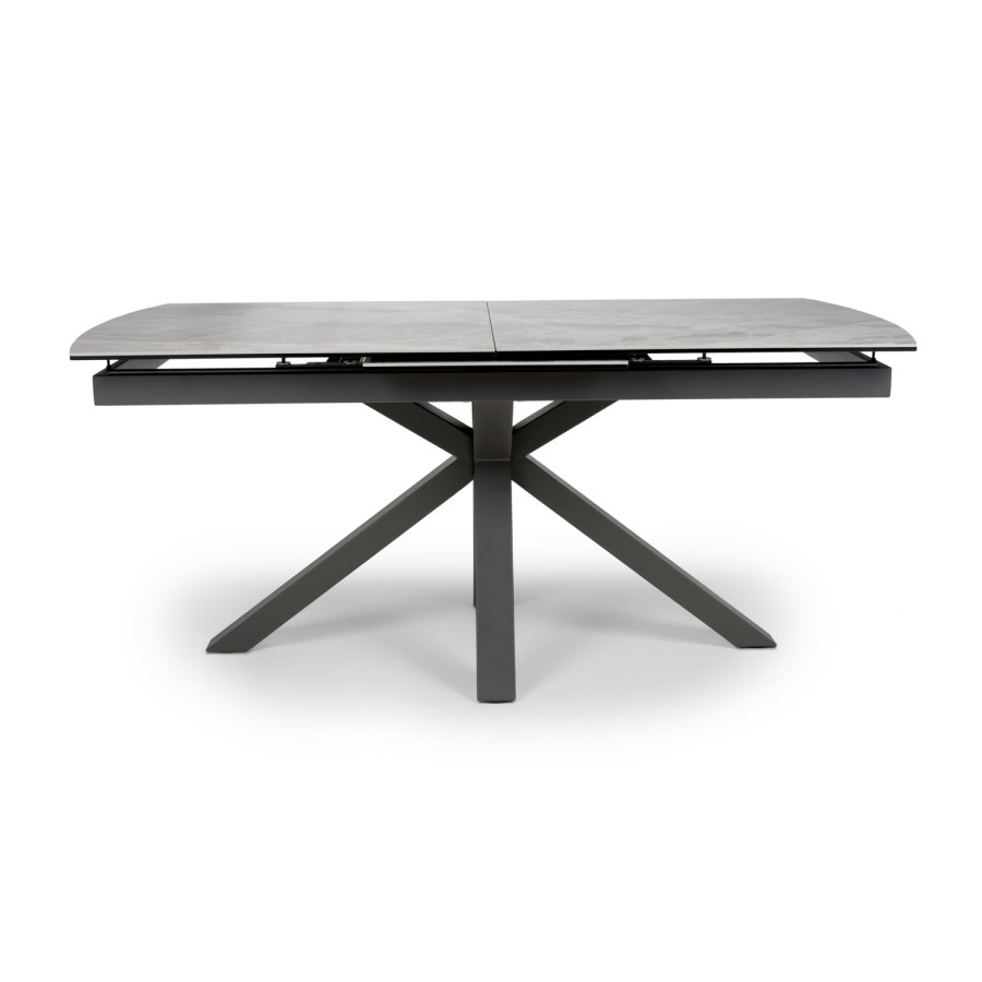 Extendable Dining Table with Grey Ceramic Top - Jupiter