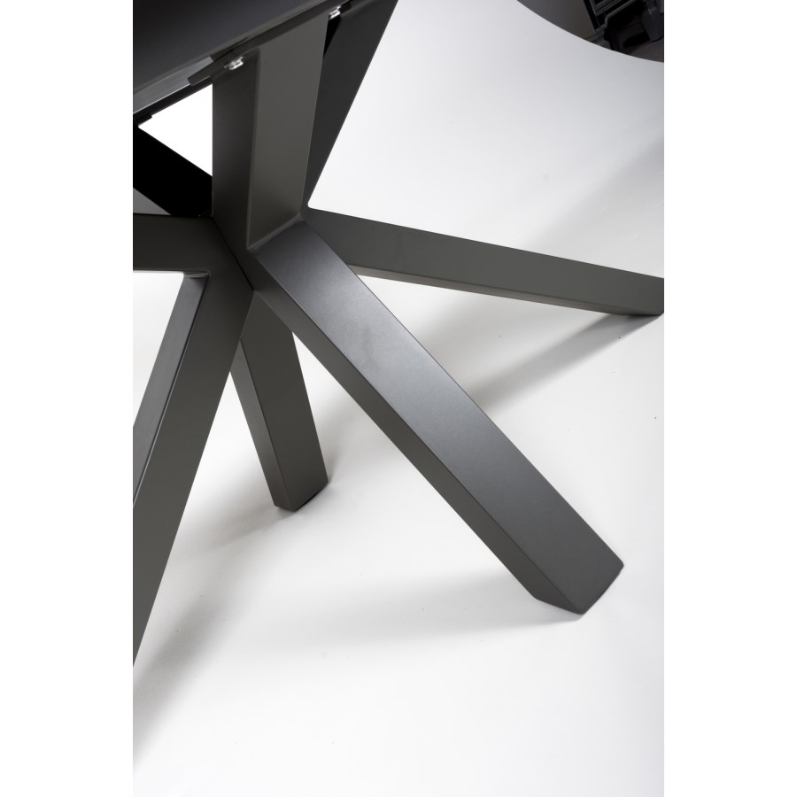 Extendable Dining Table with Grey Ceramic Top - Jupiter