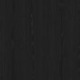Tall Wide Bookcase  in Black Woodgrain