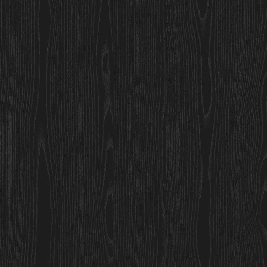 Tall Wide Bookcase  in Black Woodgrain