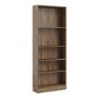 Tall Wide Bookcase in Walnut Effect
