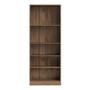 Tall Wide Bookcase in Walnut Effect