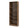 Tall Wide Bookcase in Walnut Effect