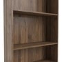 Tall Wide Bookcase in Walnut Effect