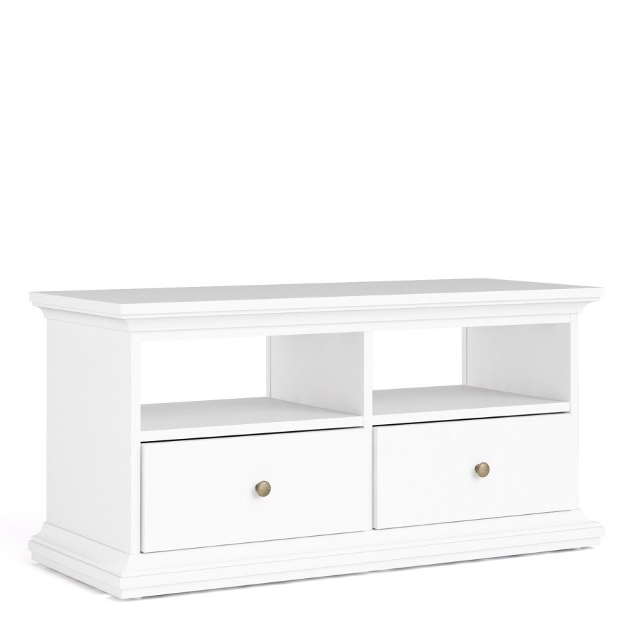Paris White TV Unit