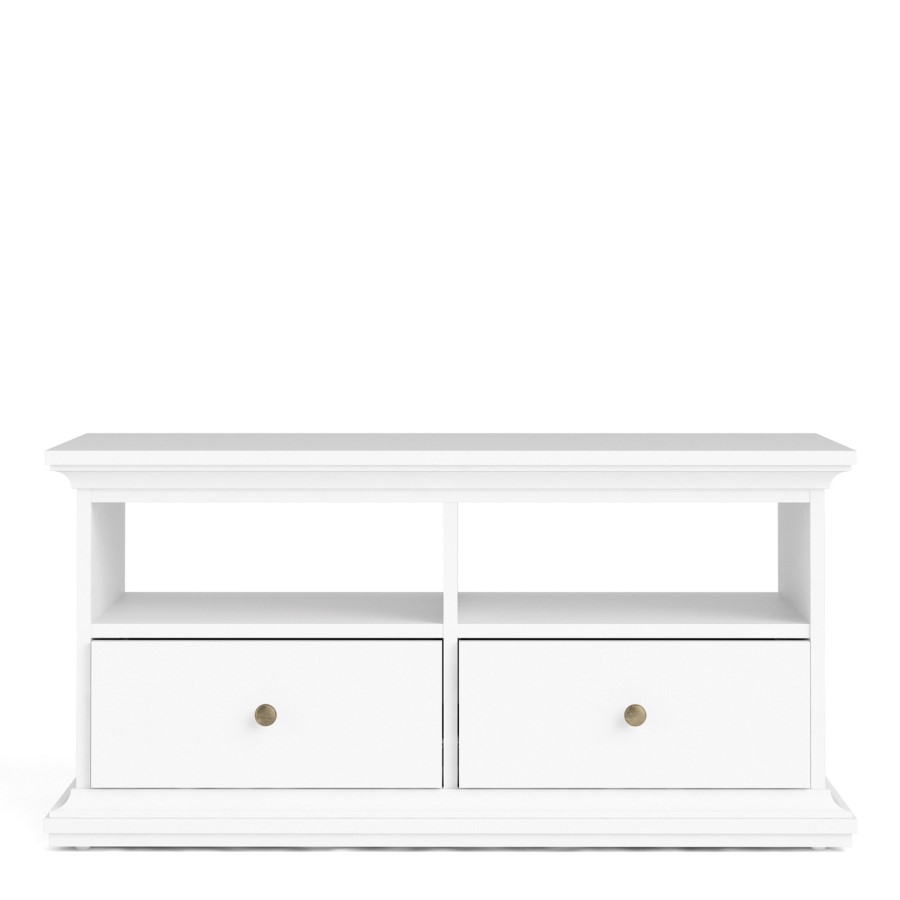 Paris White TV Unit