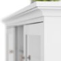 Paris White Wide TV Unit