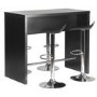 Bar Table Black Ash