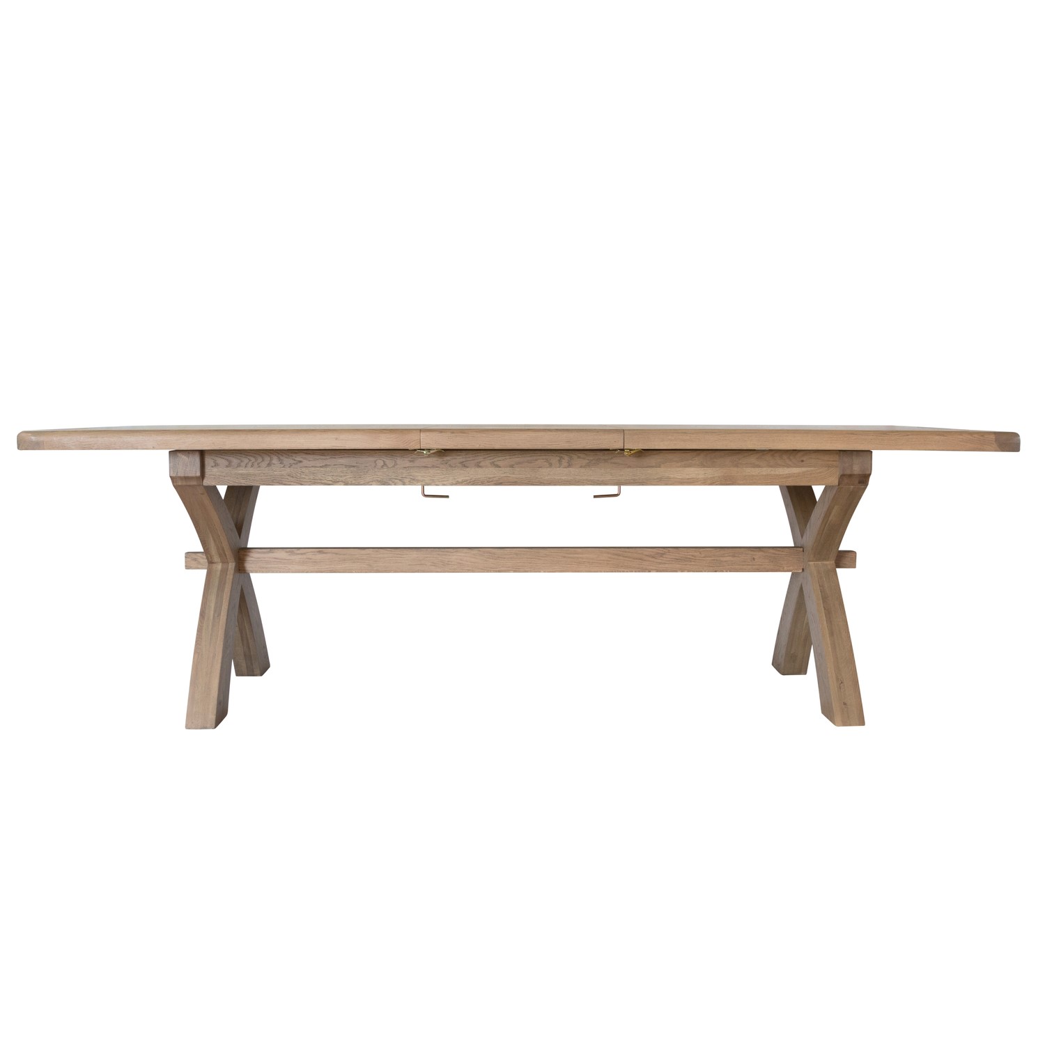 Photo of Extendable oak refectory table - seats 10 - wickerman