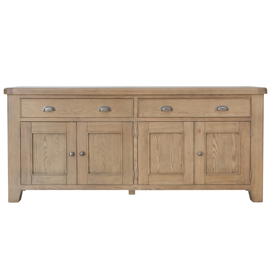 4 Door Sideboard Smoked Oak