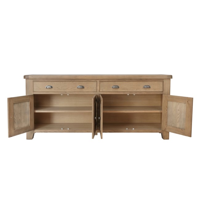 4 Door Sideboard Smoked Oak