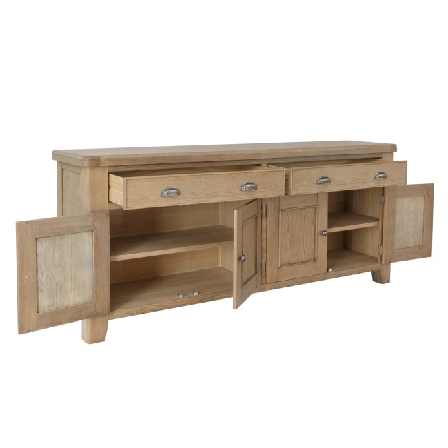 4 Door Sideboard Smoked Oak