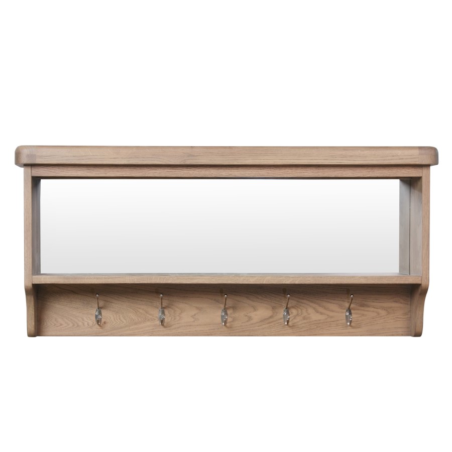 Coat Rack with Mirror