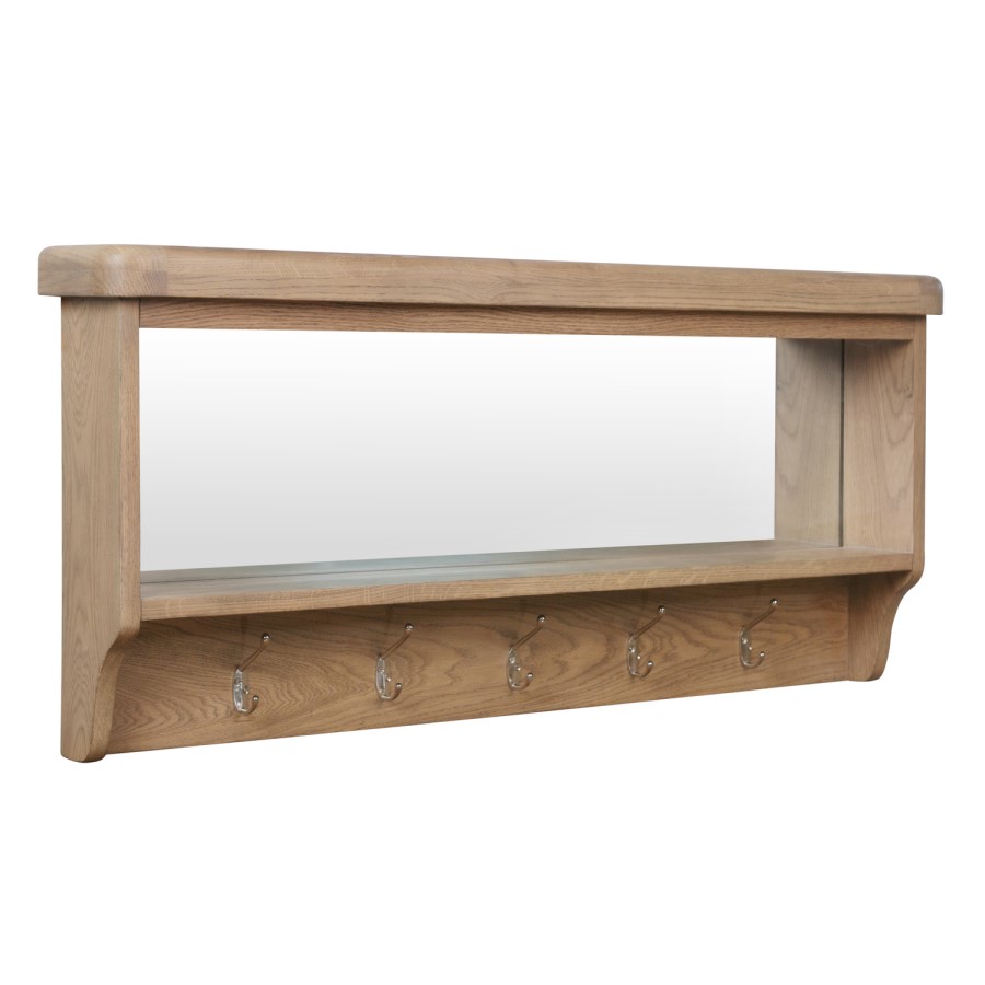 Coat Rack with Mirror