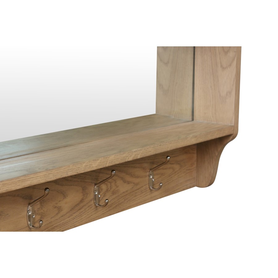 Coat Rack with Mirror