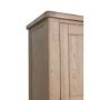 Smoked Oak Kitchen Larder with Wicker Baskets