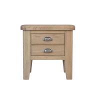 Smoked Oak Lamp Table