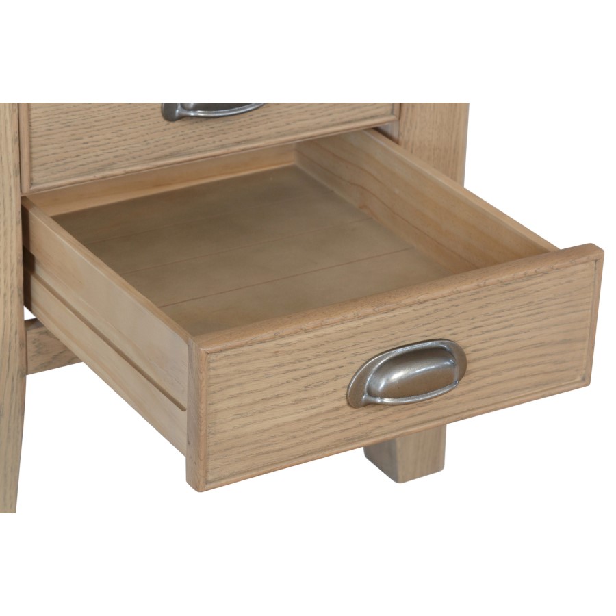 Smoked Oak Lamp Table