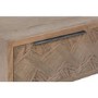 Large Brown Chevron Coffee Table 