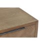 Brown Chevron Side Table