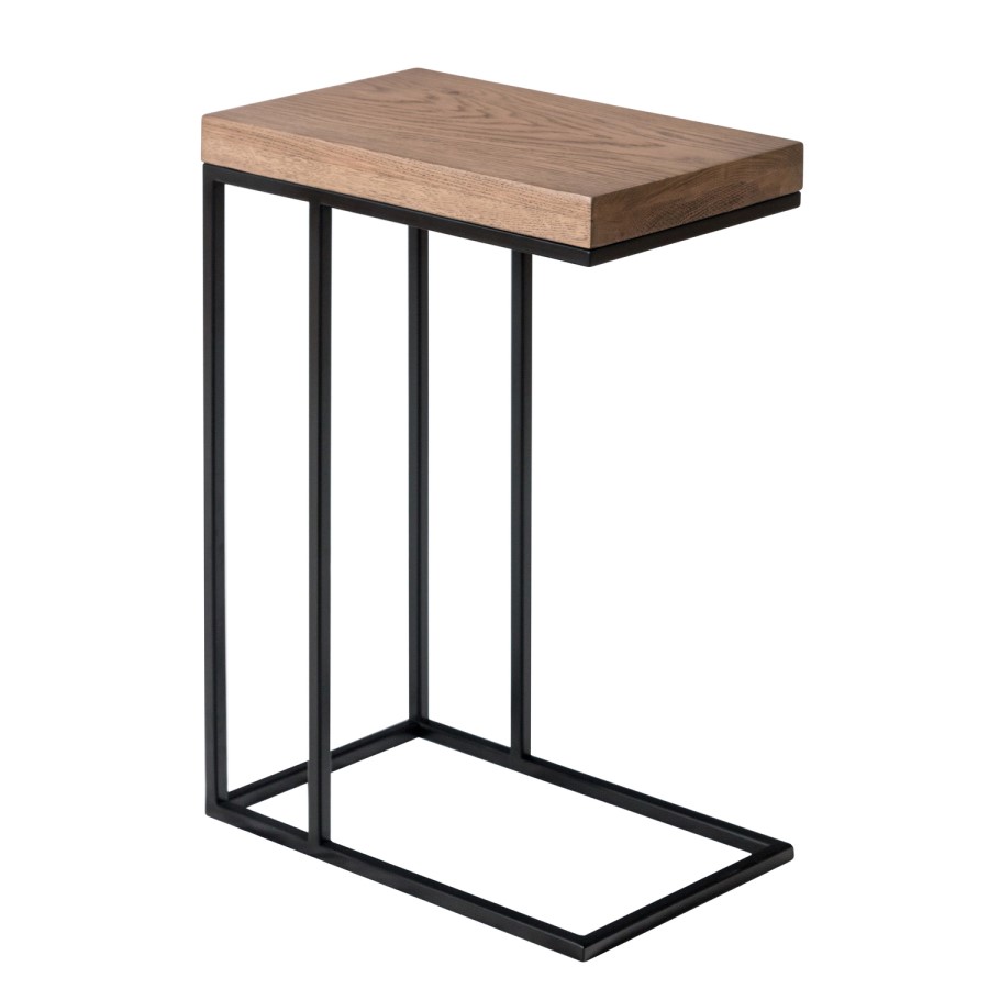 Brown Chevron Sofa Table