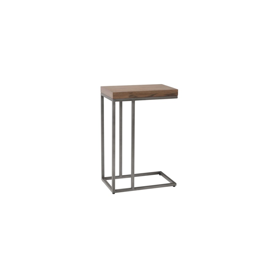 Brown Chevron Sofa Table