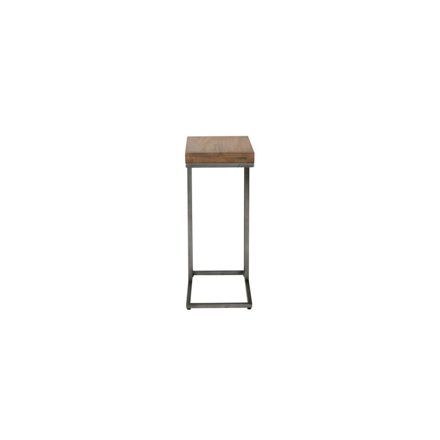 Brown Chevron Sofa Table