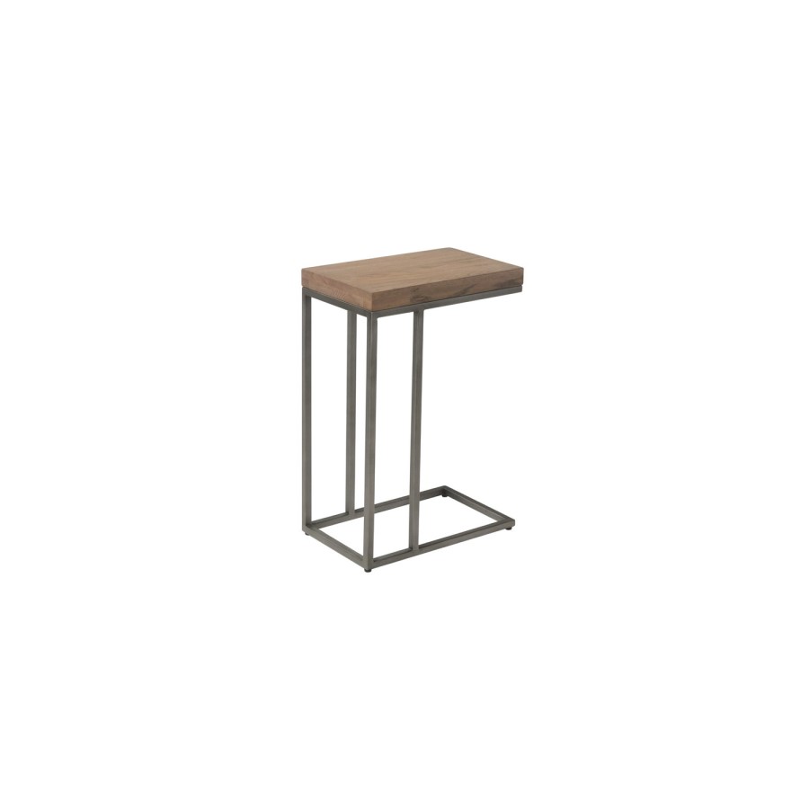 Brown Chevron Sofa Table