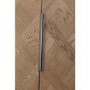 Brown Chevron Wine Drinks Cabinet 