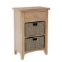 Bourton Light Oak Hall Storage Unit with 3 Drawers