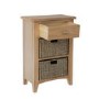 Bourton Light Oak Hall Storage Unit with 3 Drawers